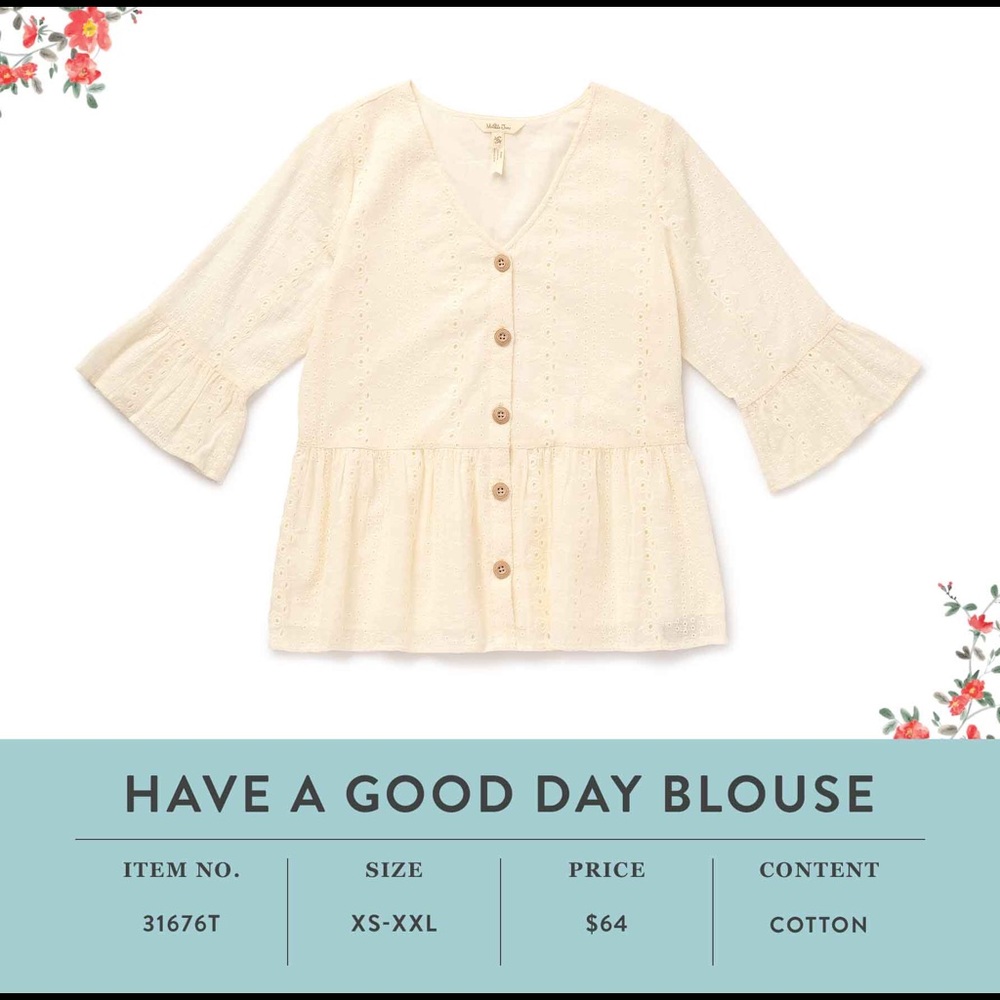 Matilda Jane have a good day blouse